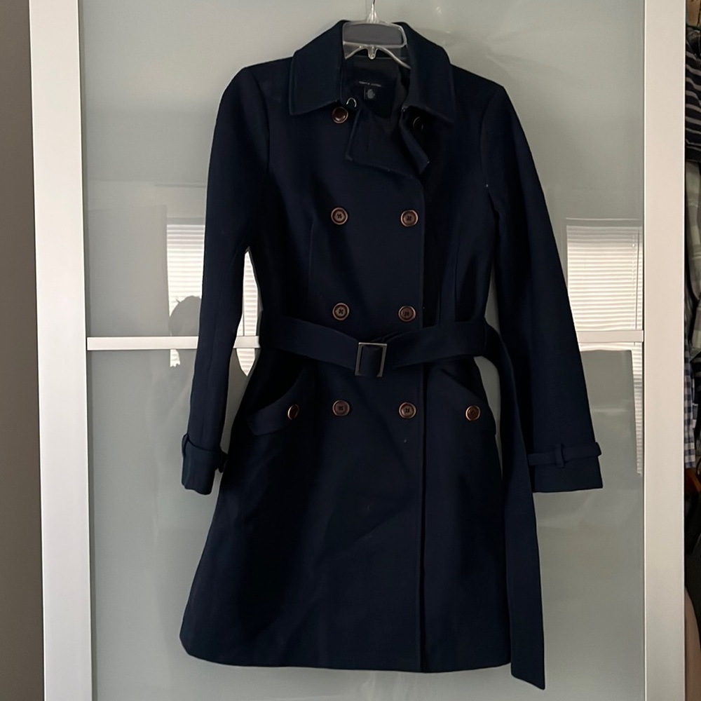 Tommy Hilfiger Wool Trench Coat Size Small